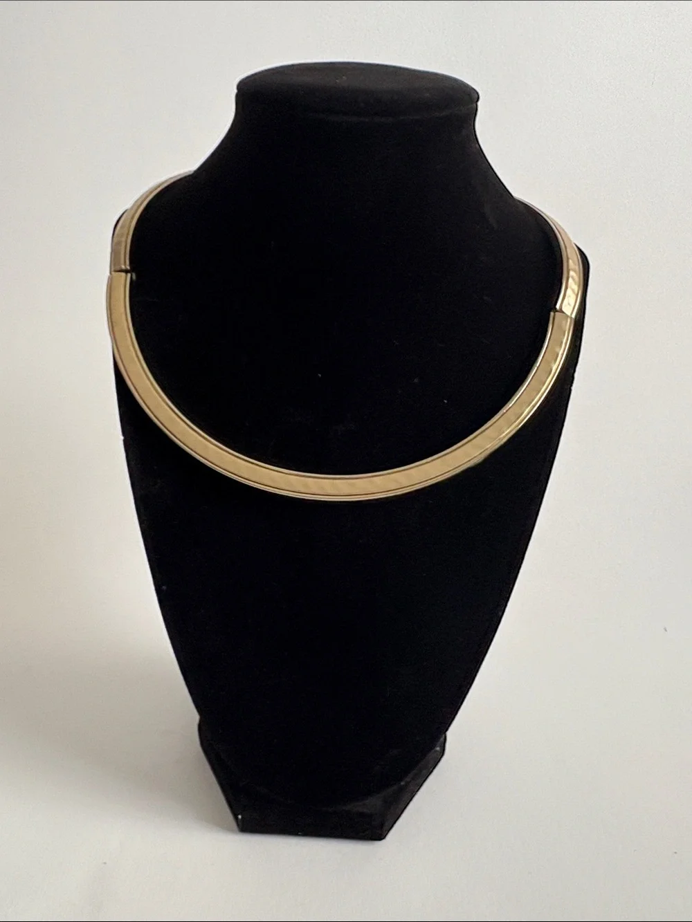Chico's Polished Gold Collar Necklace